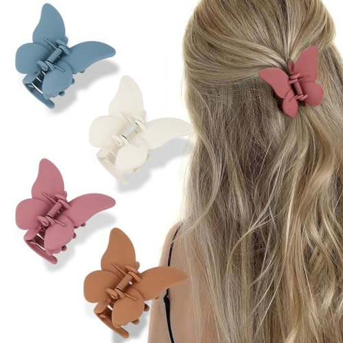 QQY Haarklauenclips, Rutschfeste Haarspange, Matte kleine Haarspangen, Starke mattierte Haarspangen für Damen Accessoires (P) von QQY