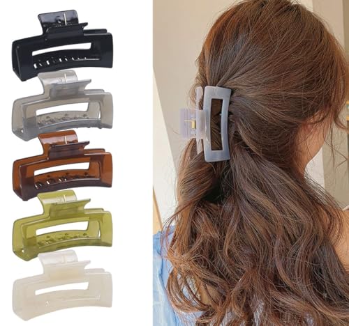 QQY Haarklauenclips, Rutschfeste Haarspange, Matte kleine Haarspangen, Starke mattierte Haarspangen für Damen Accessoires (T) von QQY