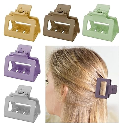 QQY Haarklauenclips, Rutschfeste Haarspange, Matte kleine Haarspangen, Starke mattierte Haarspangen für Damen Accessoires (V) von QQY