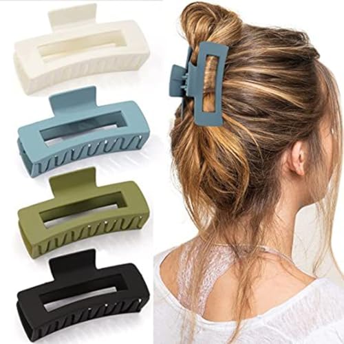 QQY Haarklauenclips, Rutschfeste Haarspange, Matte kleine Haarspangen, Starke mattierte Haarspangen für Damen Accessoires (W) von QQY