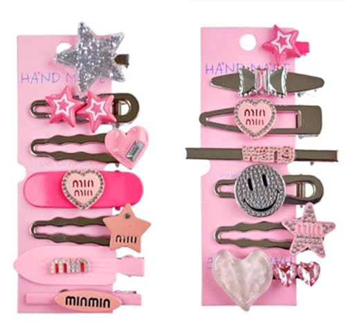 QQY Haarrollenklemmen, Salon Hair Cutting Clips, Home Haarspangen, Große No Slip Haar Barretten Metall Barretten Haar Styling Clips Zubehör für Frauen (H) von QQY