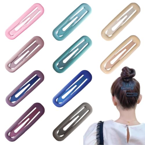 QQY Haarrollenklemmen, Salon Hair Cutting Clips, Home Haarspangen, Große No Slip Haar Barretten Metall Barretten Haar Styling Clips Zubehör für Frauen (M) von QQY