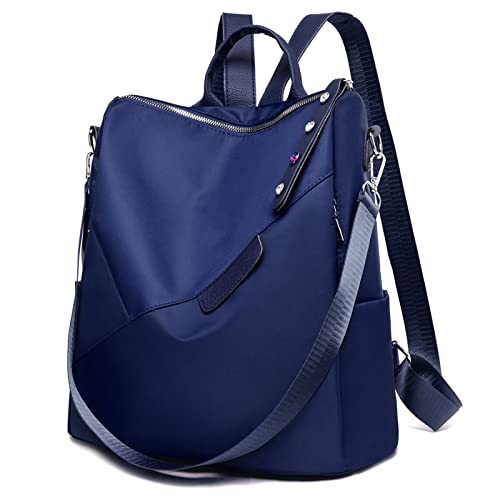 QQYG Oxford Damen Rucksack Mädchen Schultasche Mode Damen Rucksack wasserdicht diebstahlsicher Damen Business Tasche Mädchen Schultasche,Blau,China von QQYG