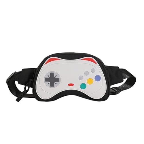 Hüfttasche PU Fanny Pack Große Kapazität Sport Gürteltasche Brusttasche Gamepad Shaped Frauen Umhängetasche Hüfttasche Umhängetasche Umhängetasche von QRONCES