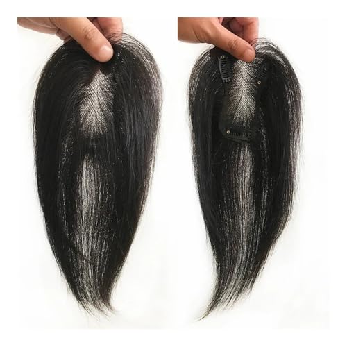 Hair Toppers für Frauen 10-Zoll-Spitze, unsichtbare Echthaar-Topper for Anklipsen, natürliche Haarteile, Pony for Frauen mit leichtem Haarausfall von QRSTUVXZY