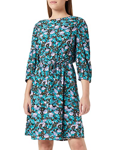 Q/S designed by - s.Oliver Damen 50.2.51.20.200.2117911 Dress, Blau, 38 EU von QS