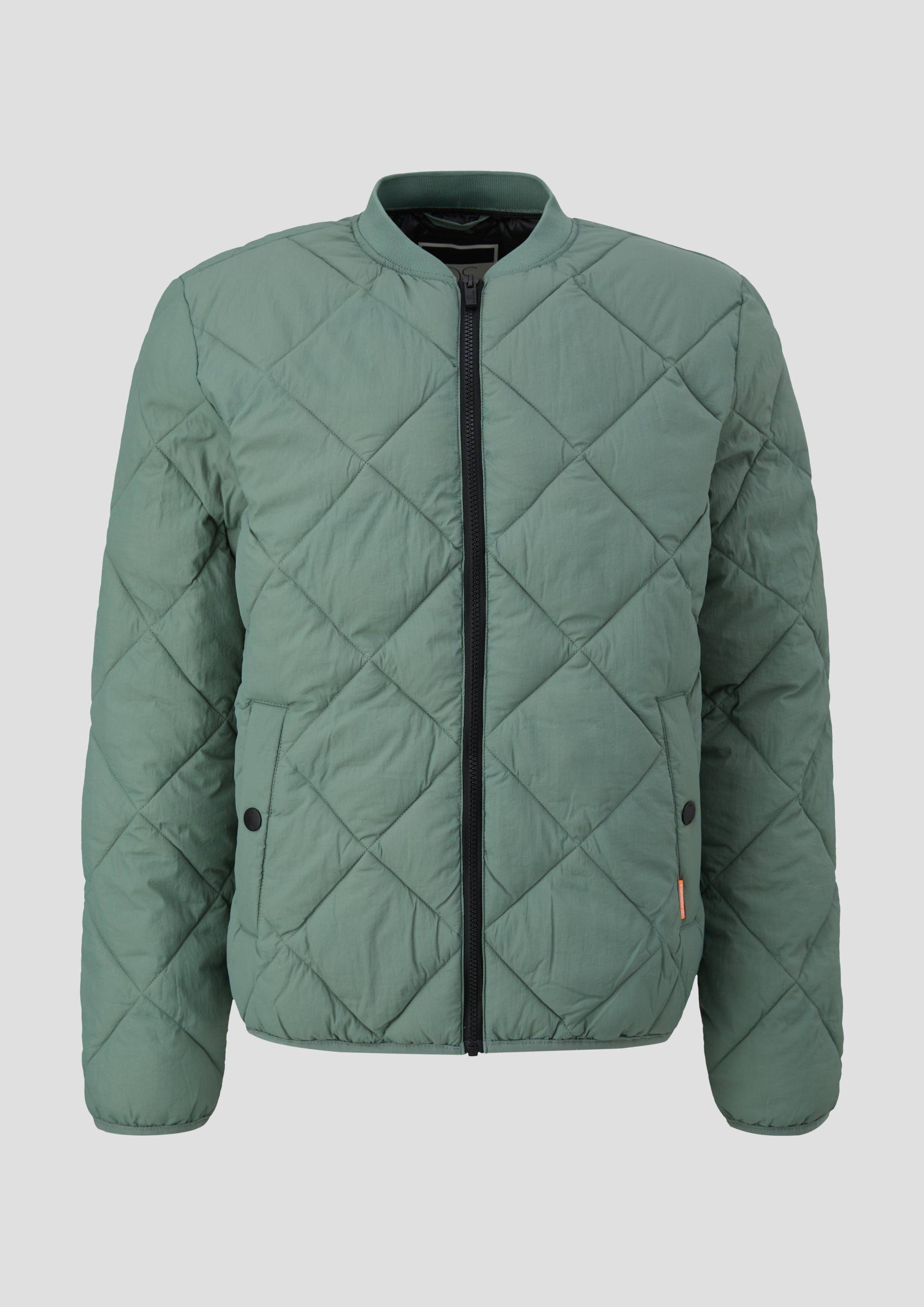 QS - Leichte Steppjacke im Blouson-Stil, Herren, grün von QS