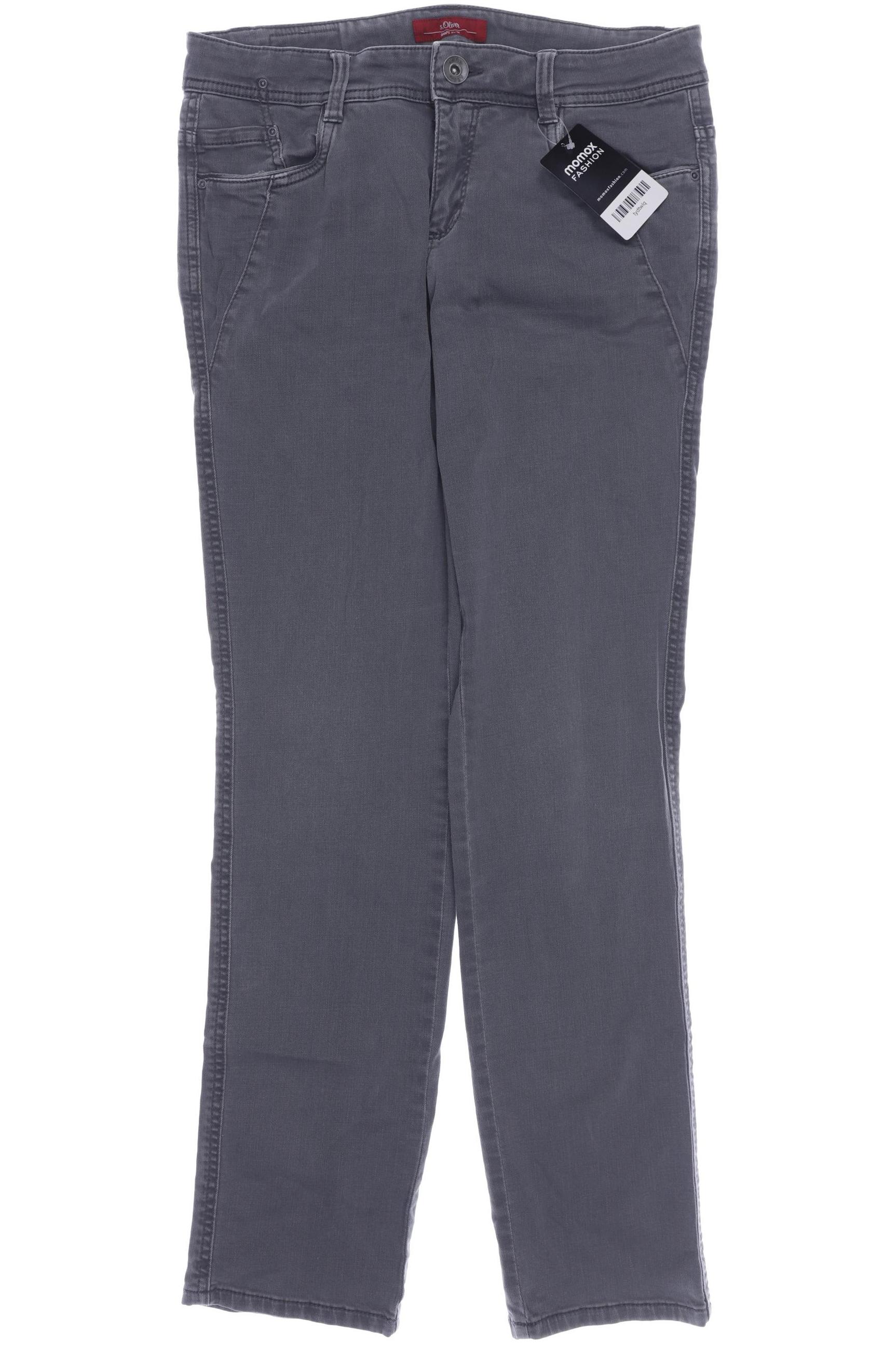 QS by s.Oliver Damen Jeans, grau von QS by s.Oliver