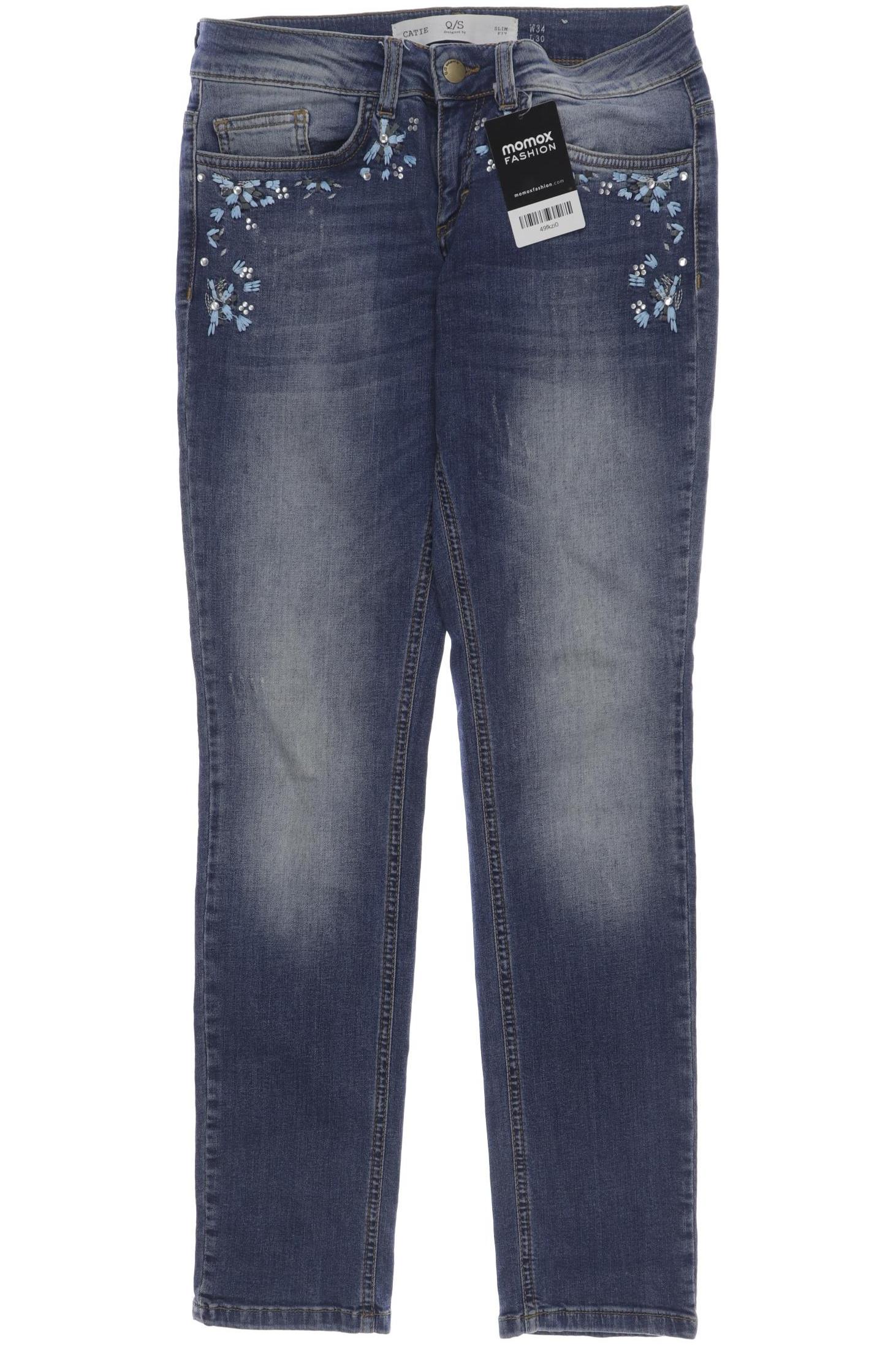 QS by s.Oliver Damen Jeans, blau von QS by s.Oliver