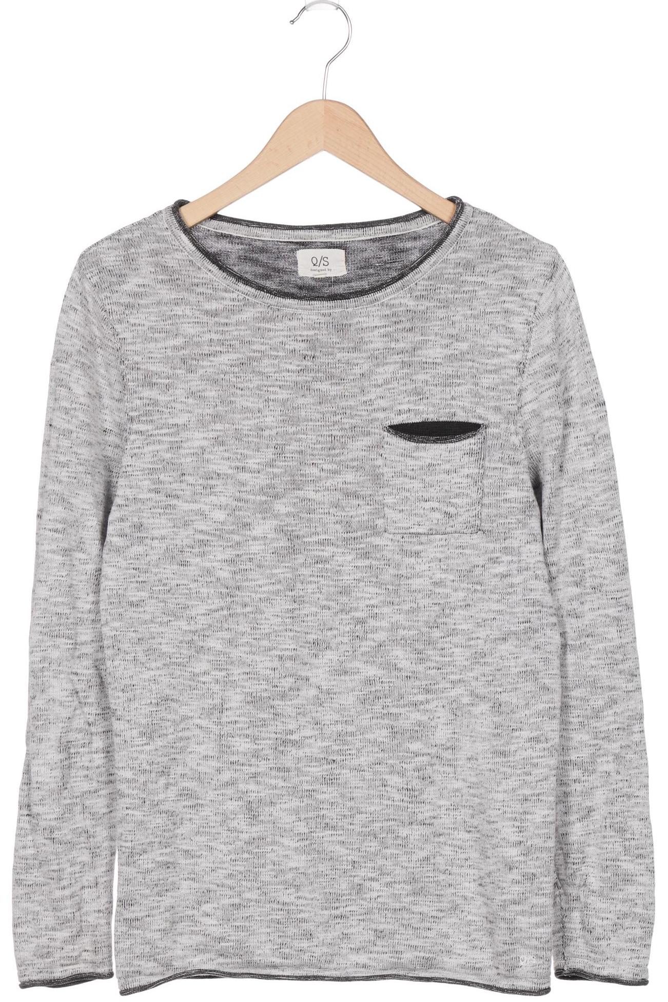 QS by s.Oliver Herren Pullover, grau von QS by s.Oliver