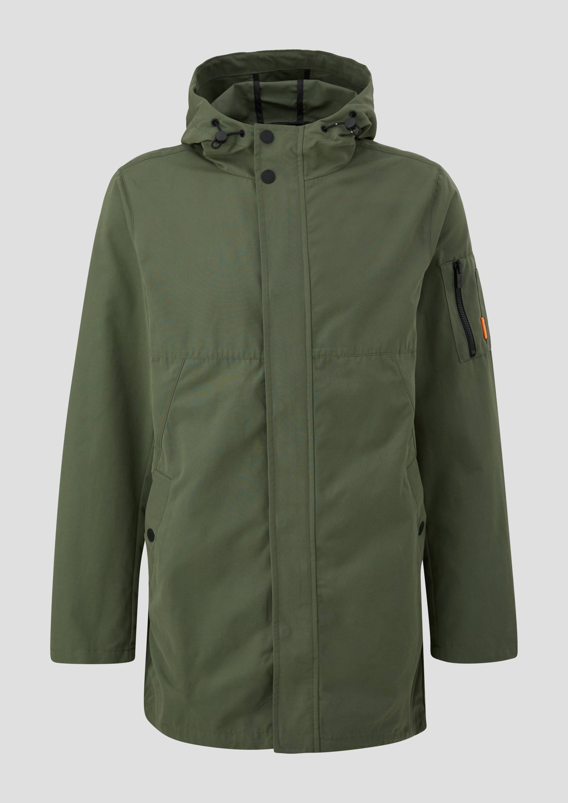 QS - Mantel mit Kapuze, Herren, Grün QS - Mantel mit Kapuze, Herren, Grün von QS