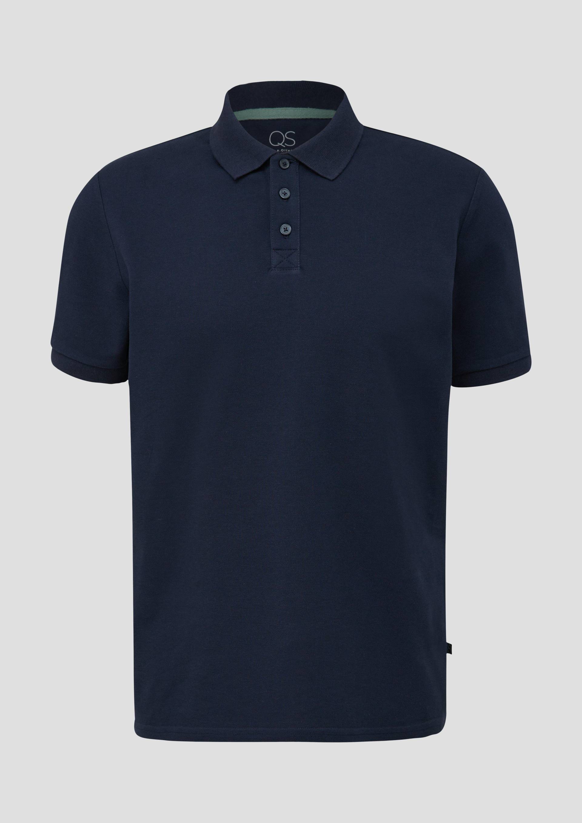 QS - Poloshirt im Basic-Stil, Herren, blau von QS