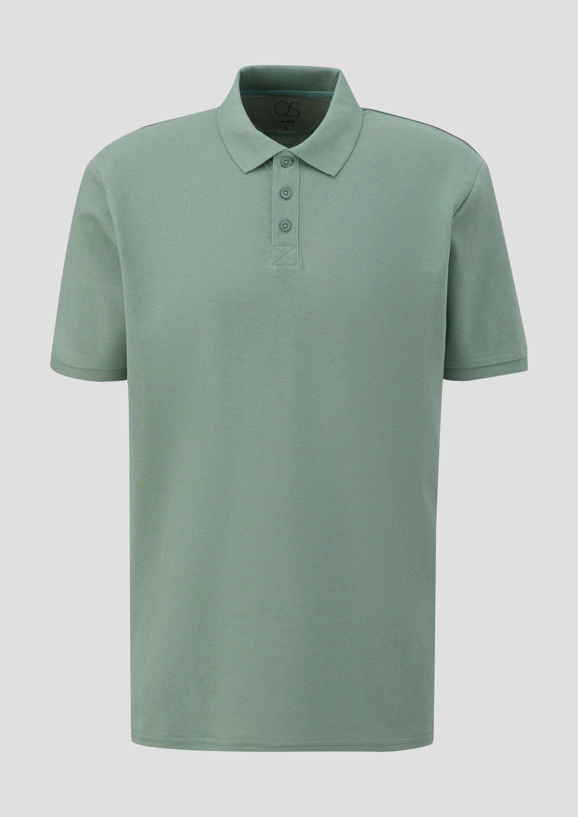 QS - Poloshirt im Basic-Stil, Herren, grün von QS