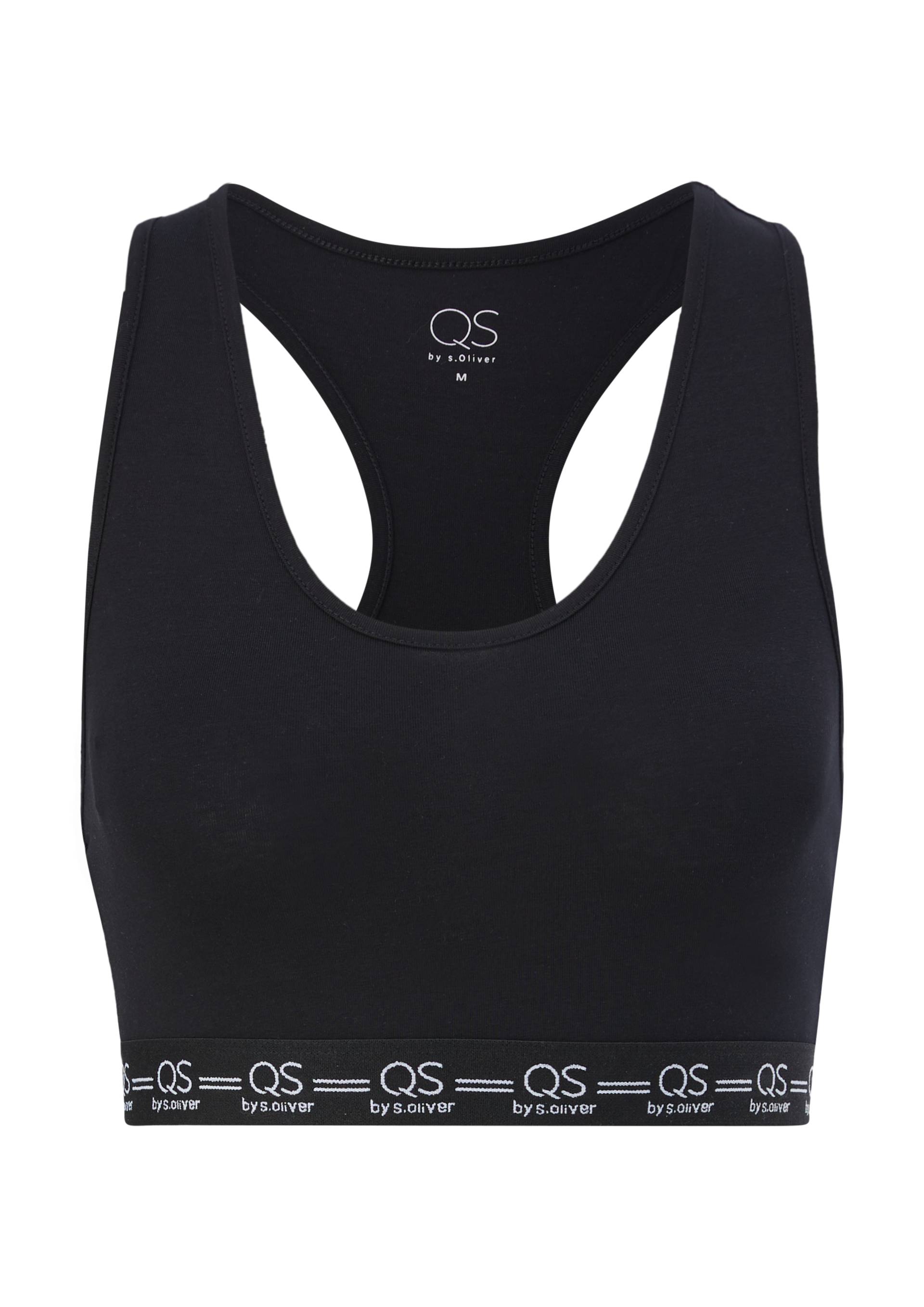 QS - Sport-BH mit Racerback, Damen, schwarz von QS