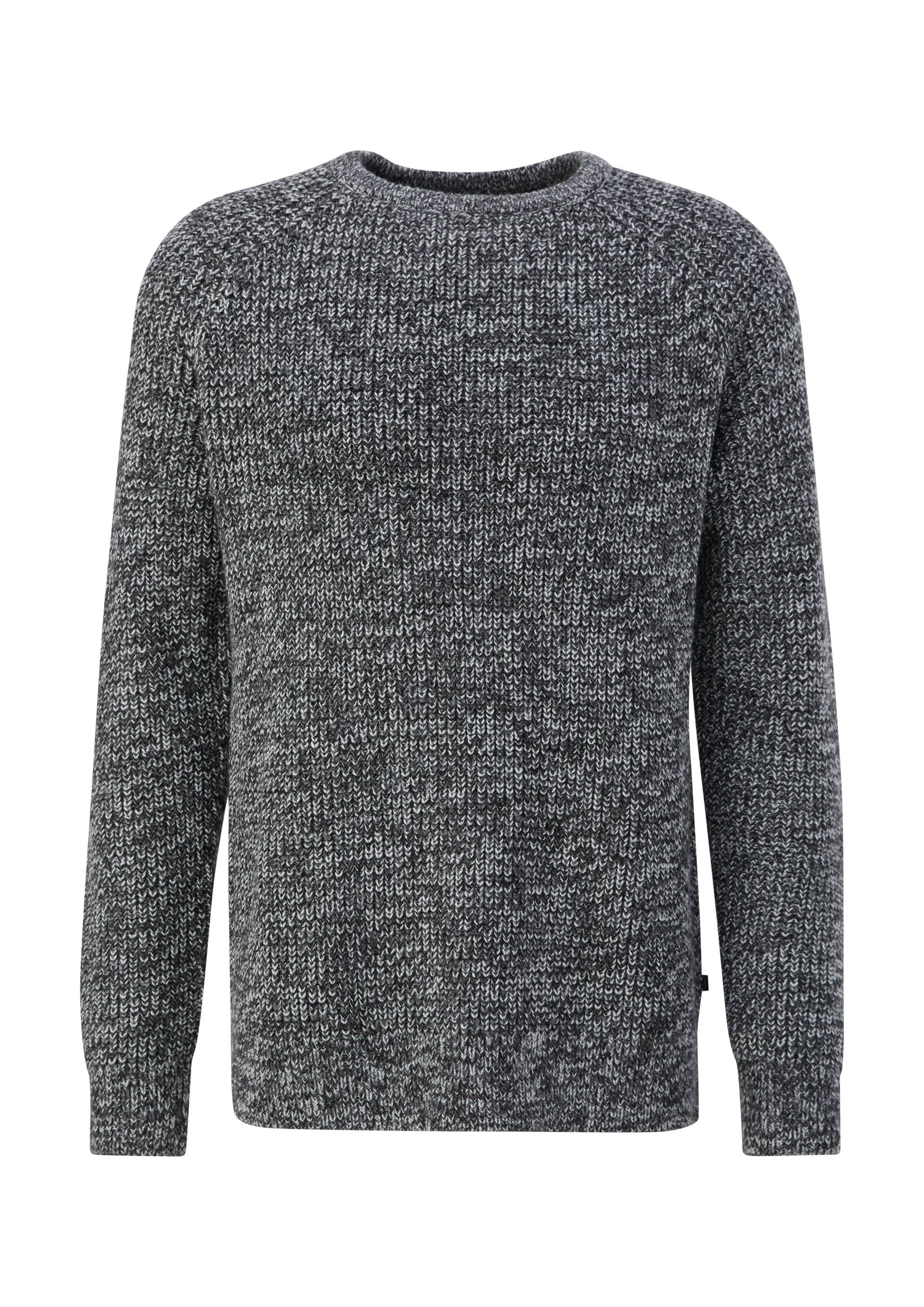 QS - Strickpullover mit Raglanärmeln, Herren, schwarz von QS