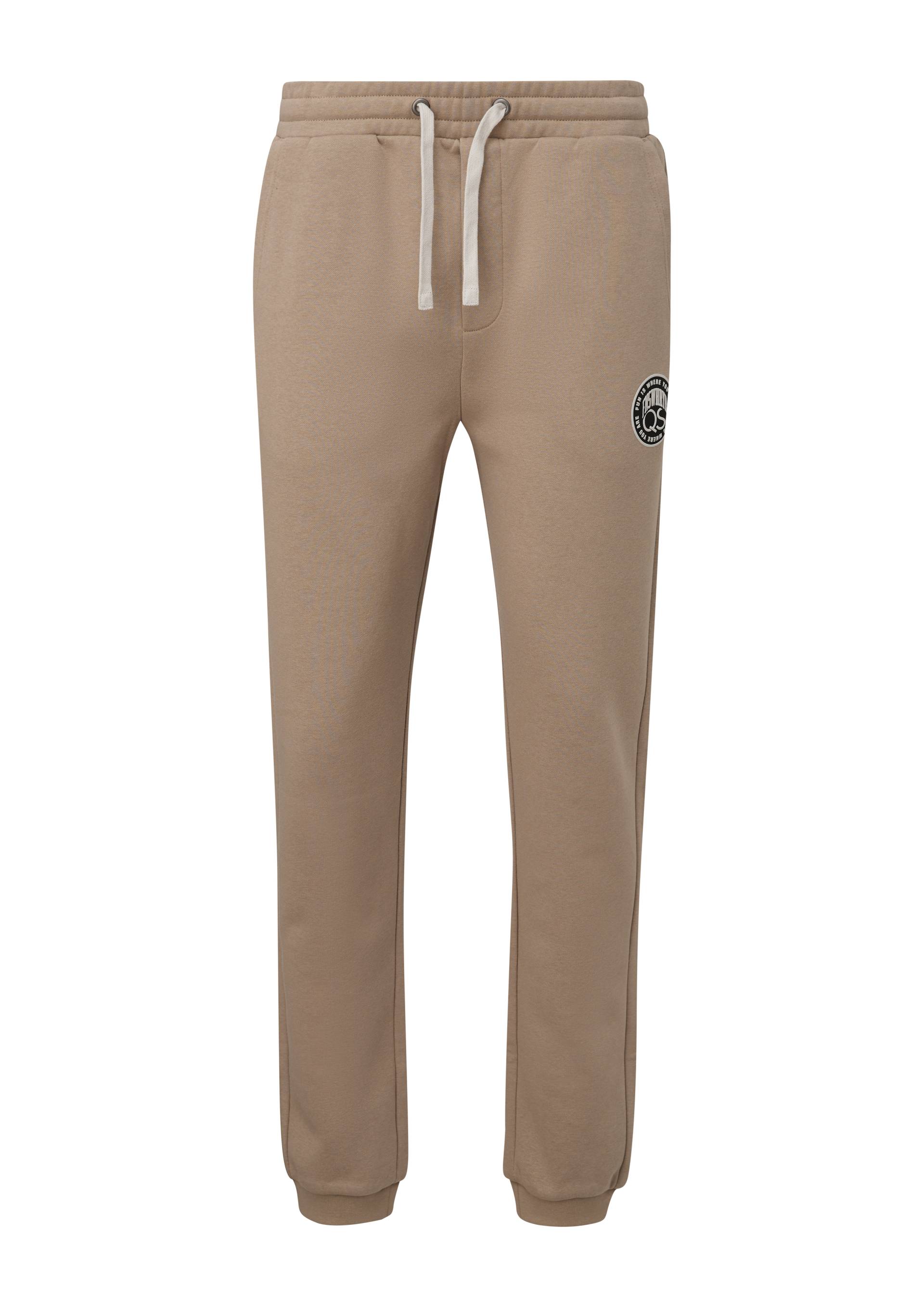 QS - Sweatpants aus Baumwollmix, Herren, braun von QS