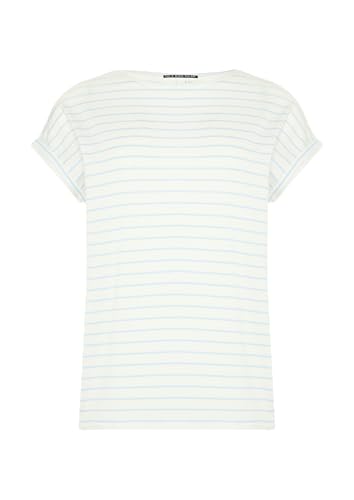 QS Damen 2165942 T-Shirt, weiß, L von QS