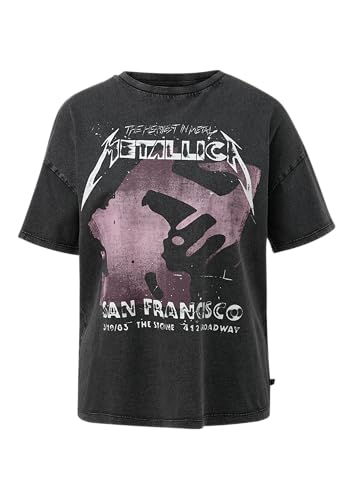 Metallica® Band-Shirt mit Wascheffekt schwarz M von QS