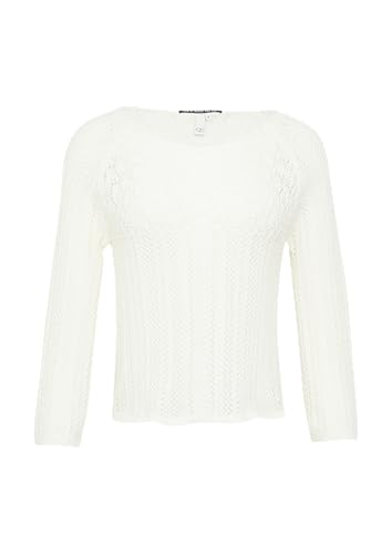 Pullover in Häkeloptik Ecru XS von QS