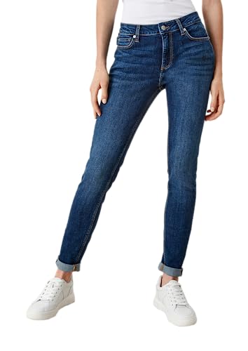 Q/S designed by - s.Oliver Slim: Jeans mit Waschung dunkelblau 40/32 von QS