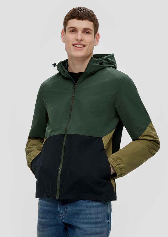 QS Allwetterjacke Kapuzenjacke aus Nylon von QS