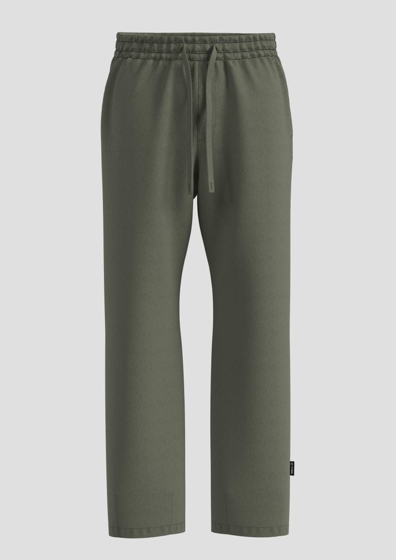 QS - Jogpants aus Cord, Herren, Grün von QS