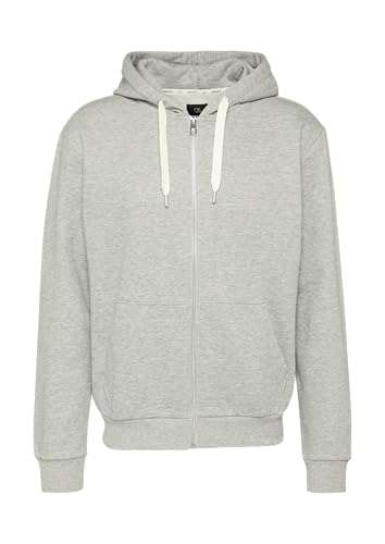 QS Basic-Sweatjacke grau meliert XXL von QS