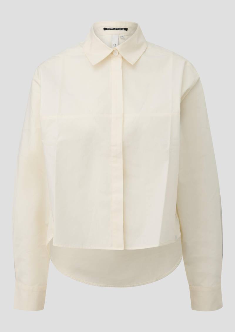 QS - Baumwollbluse, Damen, creme von QS