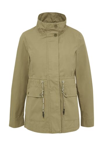 QS Baumwolljacke mit Tunnelzug in der Taille olivgrün L von QS