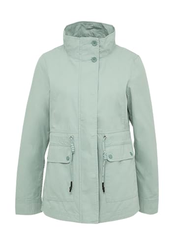QS Baumwolljacke mit Tunnelzug in der Taille salbeigrün XL von QS