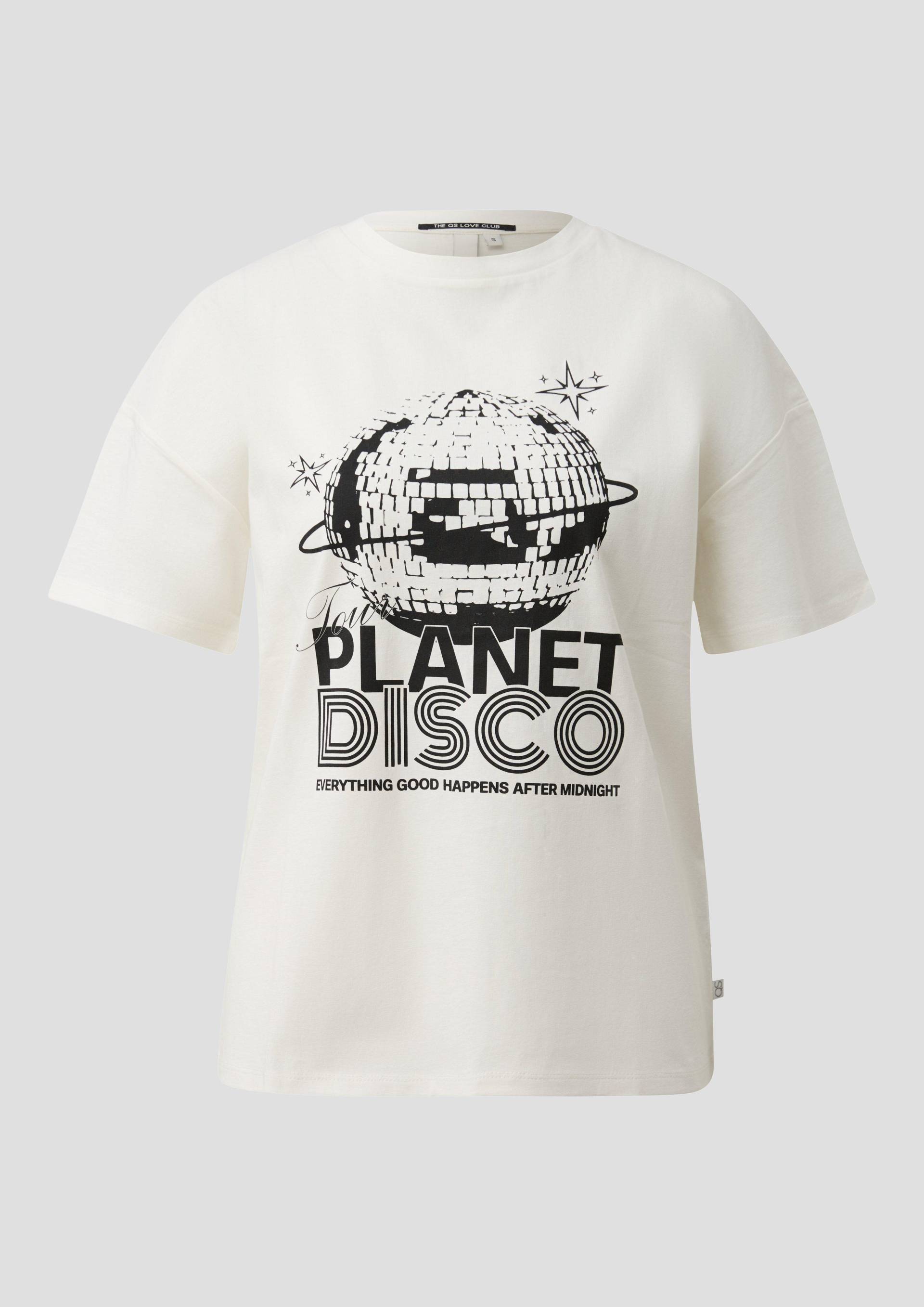 QS - Printshirt, Damen, creme von QS