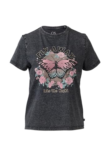 QS Damen 2165278 T-Shirt, 99D0, S von QS