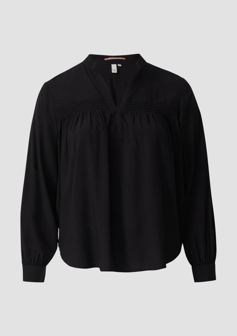 QS - Bluse aus Viskose, Damen, schwarz von QS