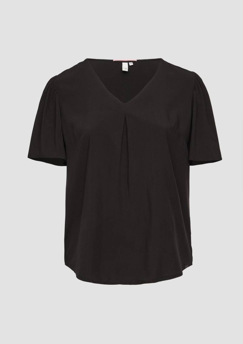 QS - Bluse mit Puffärmeln, Damen, schwarz QS - Bluse mit Puffärmeln, Damen, schwarz von QS