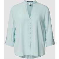 QS Bluse mit 3/4-Arm in Hellblau, Größe 38 von QS