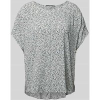QS Bluse mit Allover-Print in Hellblau, Größe 44 von QS
