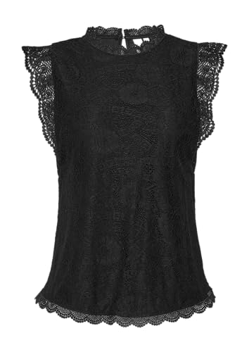 QS Damen 2156978 Blusentop Aus Spitze, 9999, L EU von QS