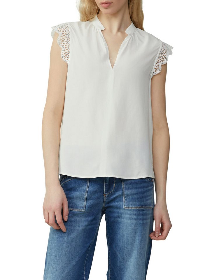QS Blusentop mit Spitzen-Detail QS Blusentop mit Spitzen-Detail von QS