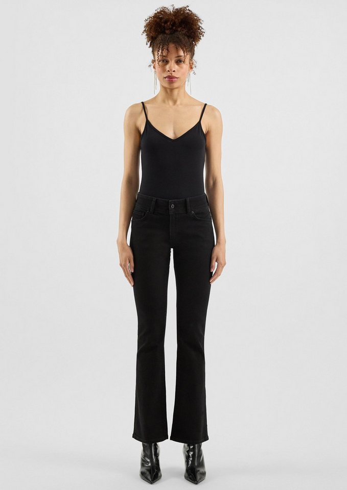 QS Bootcut-Jeans Jeans-Hose CATIE Jeans Catie / Slim Fit / Mid Rise / Bootcut Leg von QS