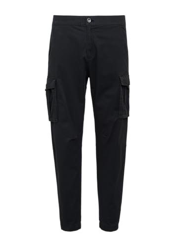 QS Cargo-Hose aus elastischem Baumwolltwill dunkelgrau XL von QS