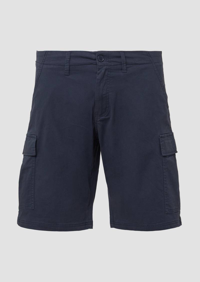 QS - Cargo-Shorts aus Baumwollstretch, Herren, blau QS - Cargo-Shorts aus Baumwollstretch, Herren, blau von QS