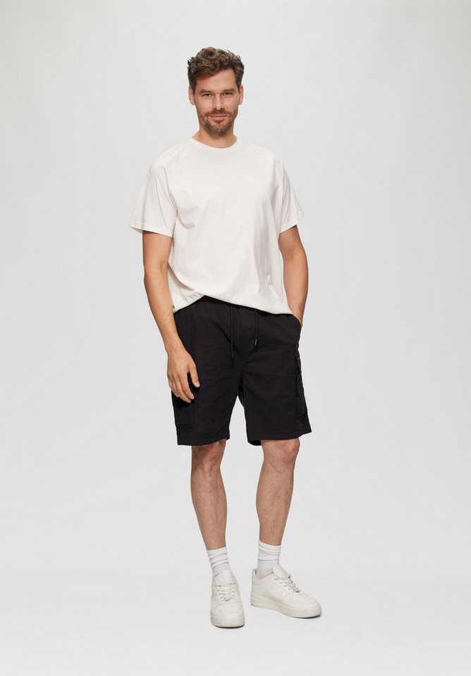 QS Shorts Hose Kurze Web-Jogger mit Cargo-Taschen (1-tlg) von QS