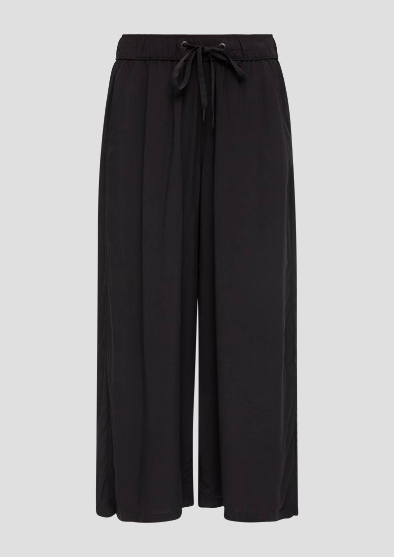 QS - Culotte mit Elastikbund, Damen, schwarz QS - Culotte mit Elastikbund, Damen, schwarz von QS