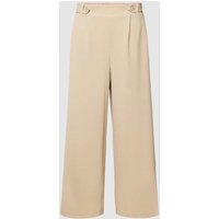 QS Culotte mit elastischem Bund in Beige, Größe 34 von QS