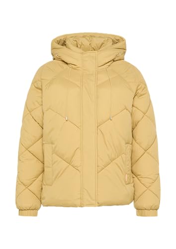 QS Wattierte Jacke mit Steppung und Kapuze goldgelb M von QS
