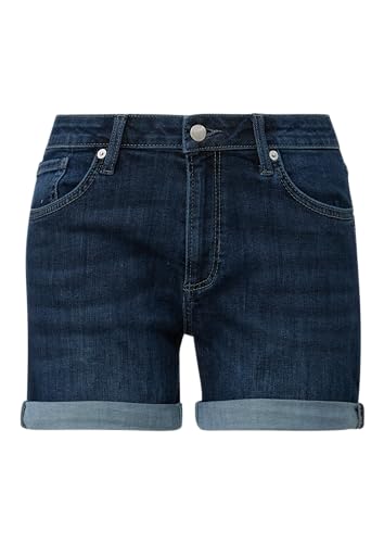 QS Damen 2146409 Jeans Short, Slim Fit, Blue 58Z7, 34 von QS