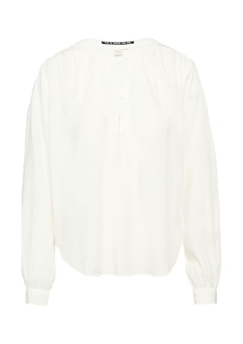 QS Damen 2150916 Bluse Langarm, Weiß 200, 38 EU von QS