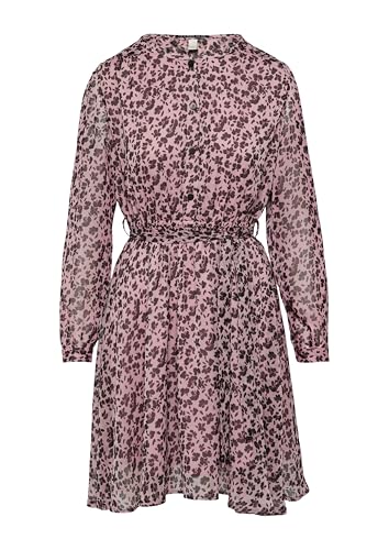 QS Damen 2157604 Chiffonkleid mit All Over Print, 41A2, 36 von QS