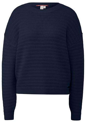 QS Damen 2158550 Pullover mit Strukturmuster, 5872, XXL von QS