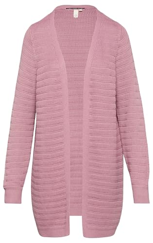 QS Damen 2158559 Strickjacke mit Strukturmuster, 4176, L von QS